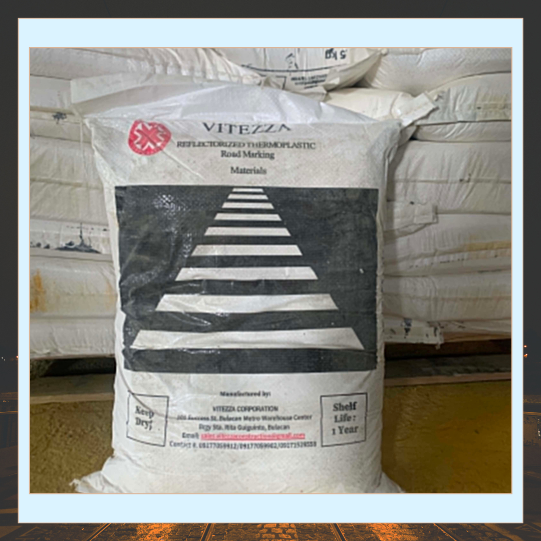 VITEZZA THERMOPLASTIC WHITE ROAD MARKING PAINT